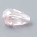 Facet kraal druppel lichtroze 16x10mm (10 st.)