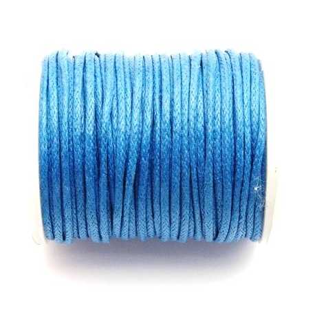 Waxkoord, 10 meter, blauw