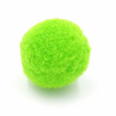 Pompon 12 mm groen (10 stuks)