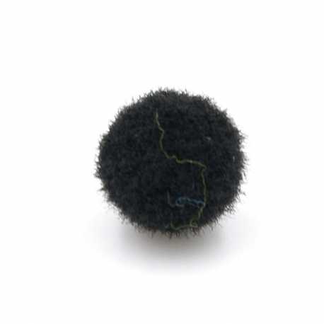 Pompon 12 mm zwart (10 stuks)