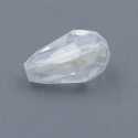 Facet kraal druppel transparant AB 16x10mm (10 st.)