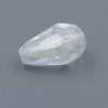 Facet kraal druppel melkwit 16x10mm (10 st.)