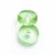 Glaskraal, disk, groen, 3 x 6 mm (20 st.)