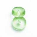 Glaskraal, disk, groen, 3 x 6 mm (20 st.)