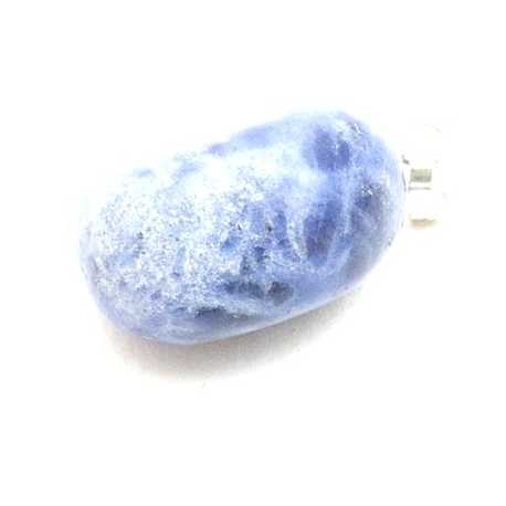 Halfedelsteen hanger Sodalite blokje (1 st.)