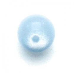 Catseye kraal rond lichtgrijs 12 mm (5 st.)
