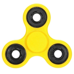 De rage van 2017: Fidget Spinner geel (1 st.)