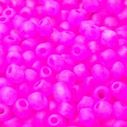 Rocailles roze mat ca. 3mm (50 gr.)