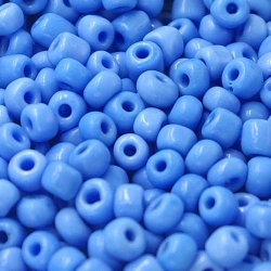 Rocailles blauw ca. 3mm (50 gr.)