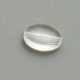 Glaskraal, ovaal, transparant, 16 mm (streng)