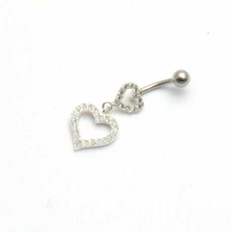 Piercing, hartjes (1 st.)