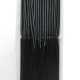 Elastiek rijgdraad 0.6mm zwart (10 meter)