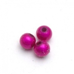 Miracle bead rond roze 4 mm (25 st.)