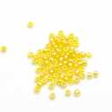 Rocailles, geel met glansje, 1.5 mm (50 gr.)