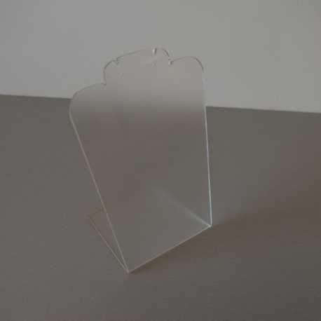 Ketting display, transparant, frost, plexi (1 st.)