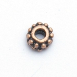 Spacer, brons, 6 mm (20 st.)