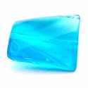 Glaskraal, twist, blauw, 16 x 12 mm (10 st.)