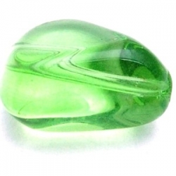 Glaskraal, brok, groen, 18 mm (10 st.)