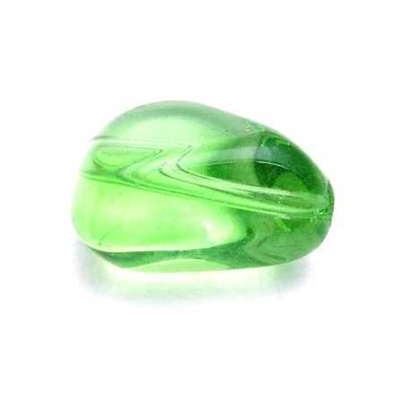 Glaskraal, brok, groen, 18 mm (10 st.)