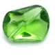 Glaskraal, brok, groen, 16 x 12 mm (10 st.)
