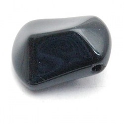 Glaskraal, brok, paars, 16 x 12 mm (10 st.)