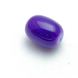 Glaskraal, ovaal, paars, 16 mm (10 st.)