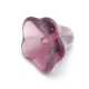 Glaskraal, bloem, amethyst, 10 mm (10 st.)