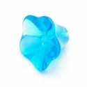 Glaskraal, bloem, blauw, 10 mm (10 st.)