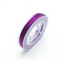 Rijg-/knoopdraad met glitters, paars, 1 mm (10 meter)