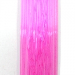 Elastiek rijgdraad 0.8mm roze (10 meter)