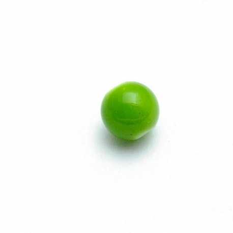 Glaskraal, rond, groen, 8 mm (streng)