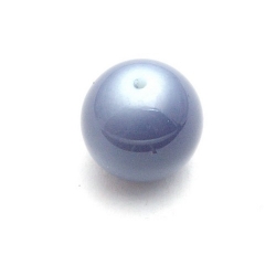 Glaskraal, rond, grijs, 14 mm (10 st.)