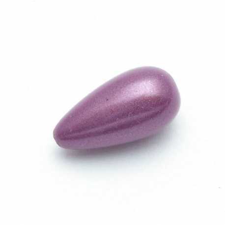 Miracle bead druppel lila 23 mm (5 st.)