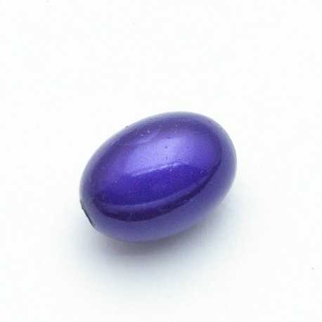 Miracle bead ovaal paars 20 mm (5 st.)