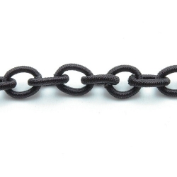 Jasseron omwikkeld met draad zwart (90 cm)