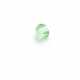 Glaskraal, bicone, facetten, groen, 4 mm (1 streng)