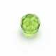 Glaskraal, rond met facetten, groen, 12 mm (5 st.)