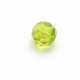 Glaskraal, rond met facetten, groen, 10 mm (5 st.)