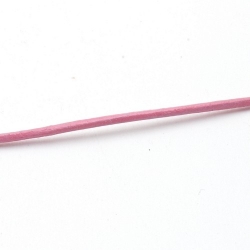Natuurleer, roze, 2 mm (1 meter)