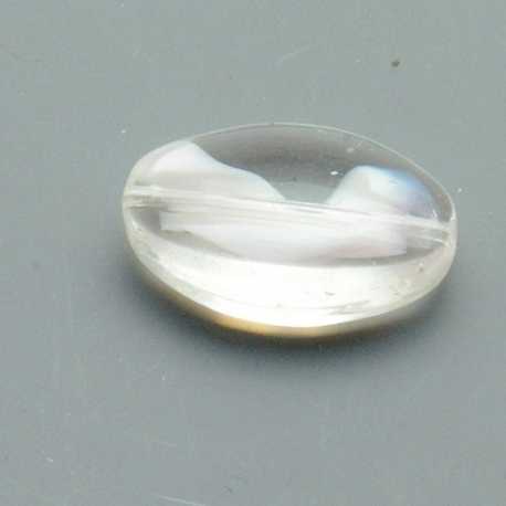 Glaskraal ovaal, 18x12mm (8 st.)