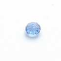 Glaskraal, donut met facetten, blauw, 8 x 12 mm (10 st.)