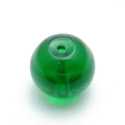 Glaskraal, rond, groen, 14 mm (10 st.)