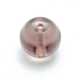 Glaskraal, rond, amethyst, 14 mm (10 st.)