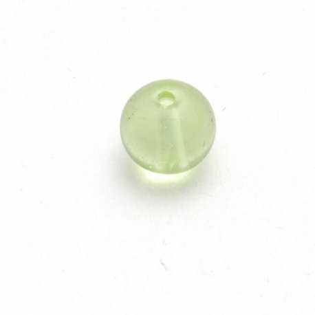 Glaskraal, rond, groen, 8 mm (10 st.)