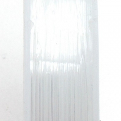 Elastiek rijgdraad 1.0mm transparant (10 meter)