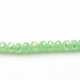 Facetkraal, donut, lichtgroen, AB, 4 x 6 mm (streng)