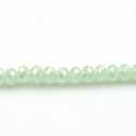 Facetkraal, donut, mintgroen, AB, 4 x 6 mm (streng)