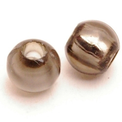 Miracle bead rond grijs 8 mm (10 st.)
