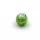 Glaskraal, rond, groen, 12 mm (5 st.)