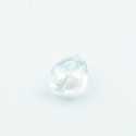 Glaskraal, druppel met facetten, transparant, 18 mm (3 st.)